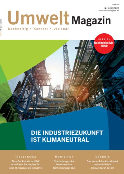 Cover of Volume: UmweltMagazin Volume 50 (2020), Edition 12