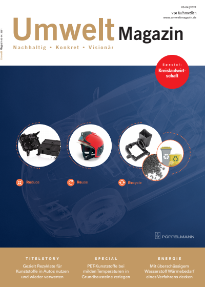 Cover of Volume: UmweltMagazin Volume 51 (2021), Edition 03-04