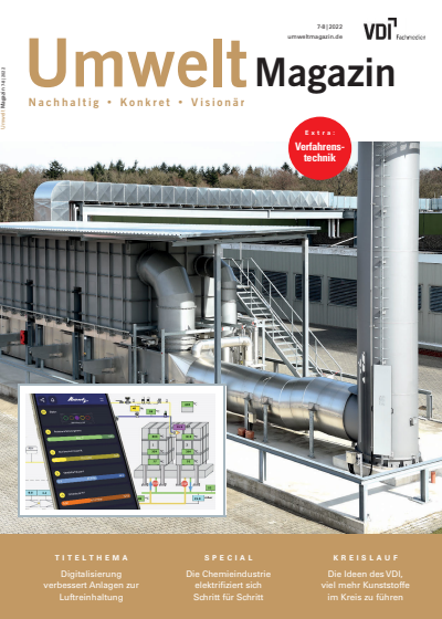 Cover of Volume: UmweltMagazin Volume 52 (2022), Edition 7-8