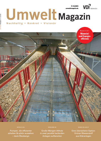 Cover of Volume: UmweltMagazin Volume 53 (2023), Edition 11-12
