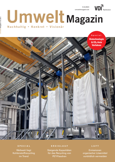 Cover of Volume: UmweltMagazin Volume 53 (2023), Edition 5-6