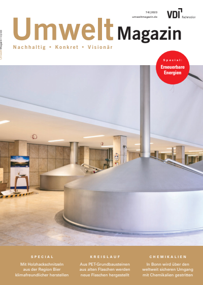 Cover of Volume: UmweltMagazin Volume 53 (2023), Edition 7-8