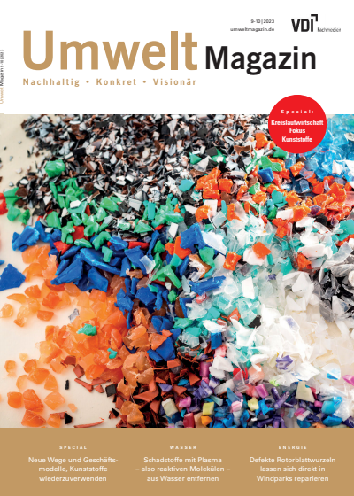 Cover of Volume: UmweltMagazin Volume 53 (2023), Edition 9-10