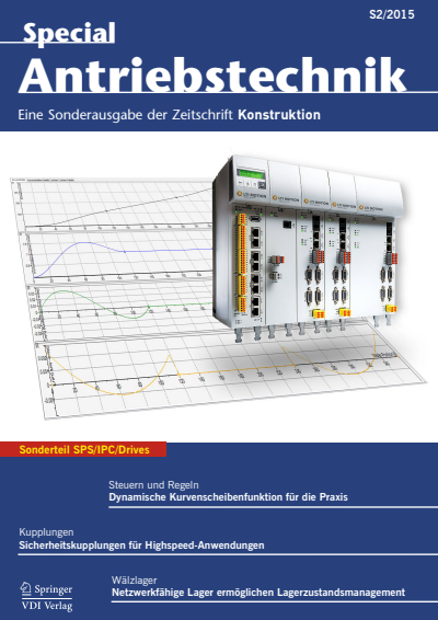 Cover der Ausgabe: Konstruktion Jahrgang 67 (2015), Heft S2