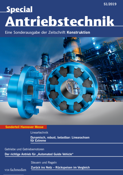 Cover der Ausgabe: Konstruktion Jahrgang 71 (2019), Heft S1