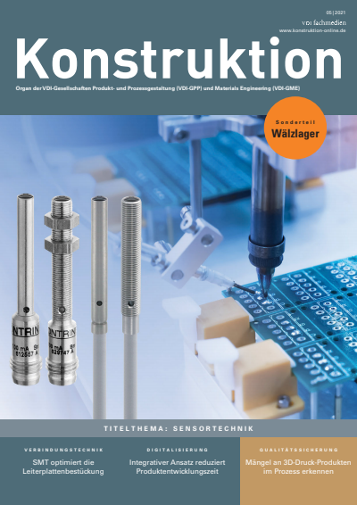 Cover der Ausgabe: Konstruktion Jahrgang 73 (2021), Heft 05