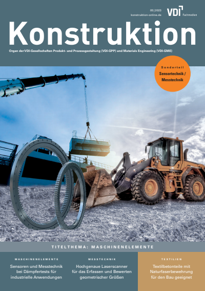 Cover der Ausgabe: Konstruktion Jahrgang 75 (2023), Heft 05