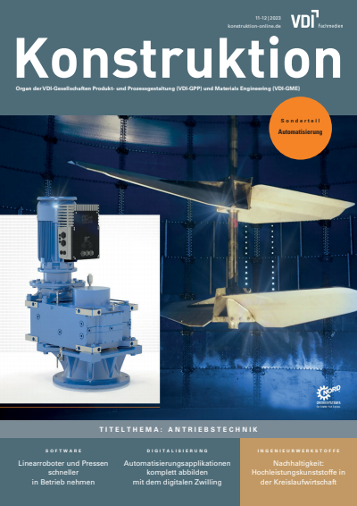 Cover of Volume: Konstruktion Volume 75 (2023), Edition 11-12