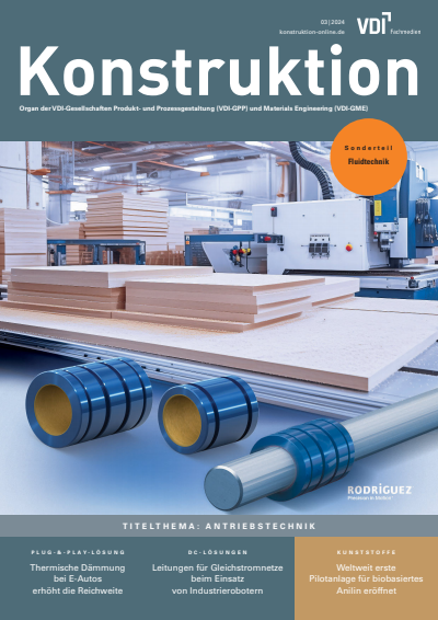 Cover der Ausgabe: Konstruktion Jahrgang 76 (2024), Heft 03