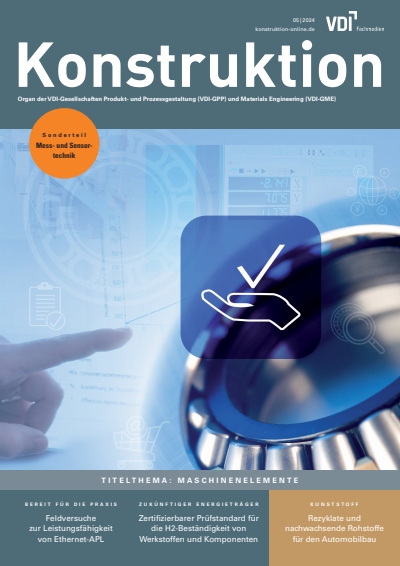 Cover der Ausgabe: Konstruktion Jahrgang 76 (2024), Heft 05