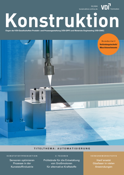 Cover der Ausgabe: Konstruktion Jahrgang 76 (2024), Heft 10