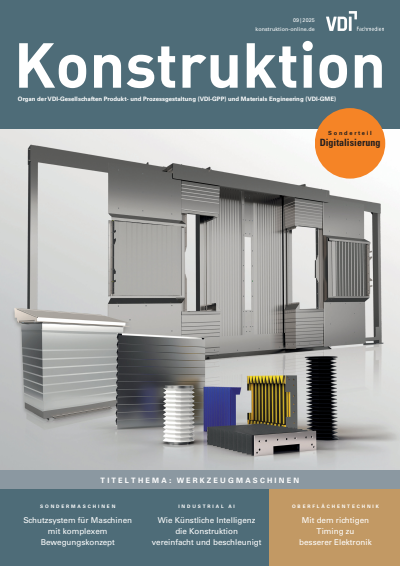Cover der Ausgabe: Konstruktion Jahrgang 77 (2025), Heft 09