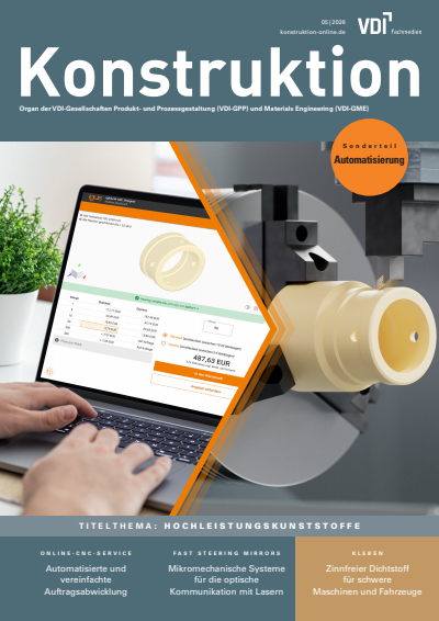 Cover der Ausgabe: Konstruktion Jahrgang 78 (2026), Heft 05