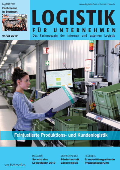 Cover of Volume: Logistik für Unternehmen Volume 33 (2019), Edition 01-02