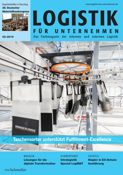 Cover of Volume: Logistik für Unternehmen Volume 33 (2019), Edition 03