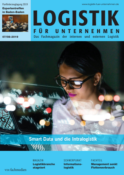 Cover of Volume: Logistik für Unternehmen Volume 33 (2019), Edition 07-08