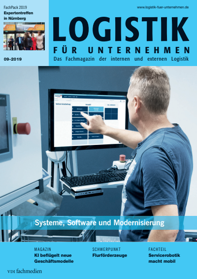 Cover of Volume: Logistik für Unternehmen Volume 33 (2019), Edition 09