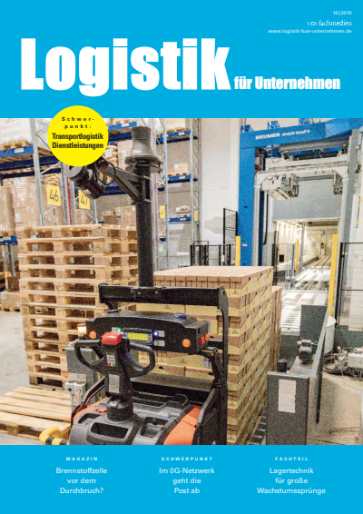 Cover of Volume: Logistik für Unternehmen Volume 33 (2019), Edition 10