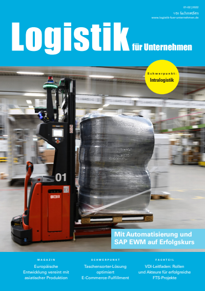 Cover of Volume: Logistik für Unternehmen Volume 36 (2022), Edition 01-02