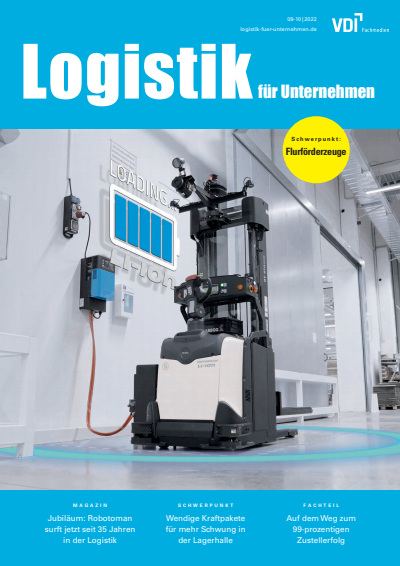 Cover of Volume: Logistik für Unternehmen Volume 36 (2022), Edition 09-10