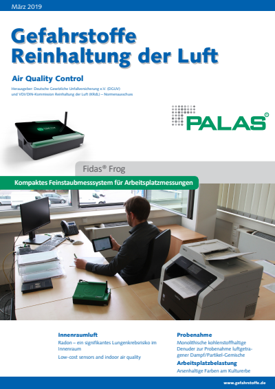 Cover der Ausgabe: Gefahrstoffe Jahrgang 79 (2019), Heft 03