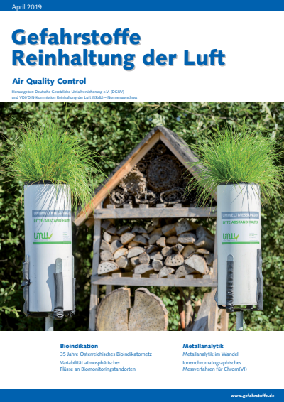 Cover of Volume: Gefahrstoffe Volume 79 (2019), Edition 04