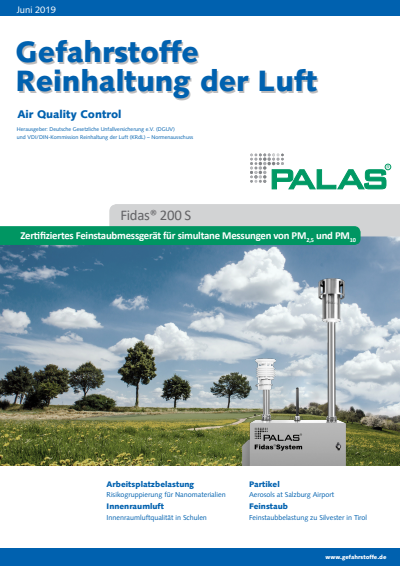 Cover of Volume: Gefahrstoffe Volume 79 (2019), Edition 06