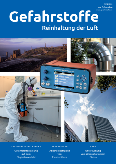 Cover of Volume: Gefahrstoffe Volume 79 (2019), Edition 11-12