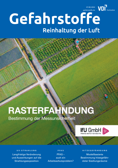Cover of Volume: Gefahrstoffe Volume 84 (2024), Edition 07-08