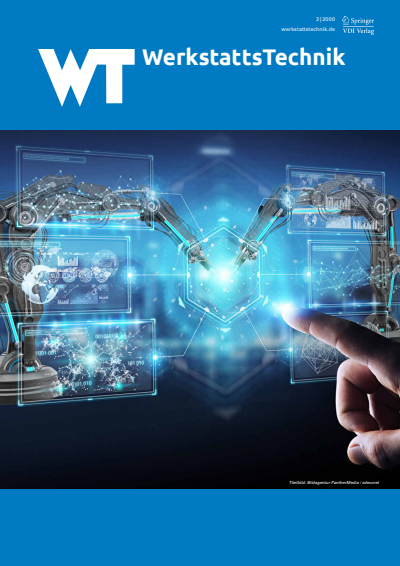Cover der Ausgabe: wt Werkstattstechnik online Jahrgang 90 (2000), Heft 3