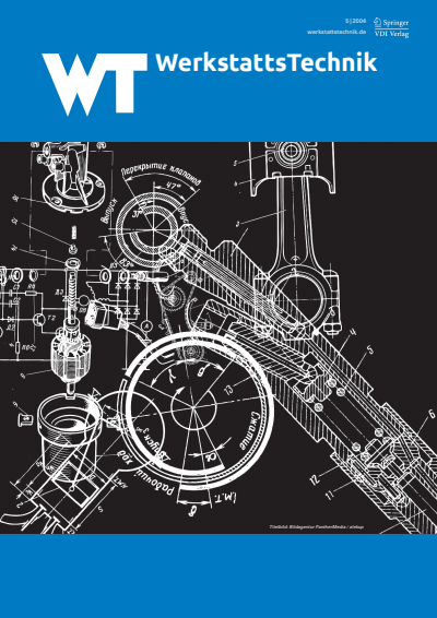 Cover der Ausgabe: wt Werkstattstechnik online Jahrgang 94 (2004), Heft 5