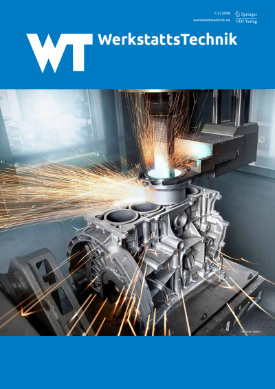Cover der Ausgabe: wt Werkstattstechnik online Jahrgang 96 (2006), Heft 1-2