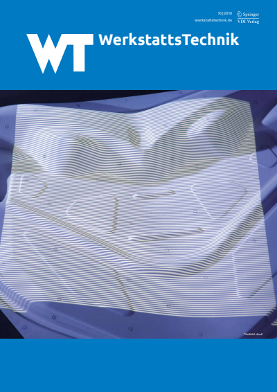 Cover der Ausgabe: wt Werkstattstechnik online Jahrgang 100 (2010), Heft 10