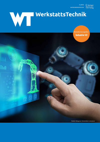 Cover der Ausgabe: wt Werkstattstechnik online Jahrgang 103 (2013), Heft 3