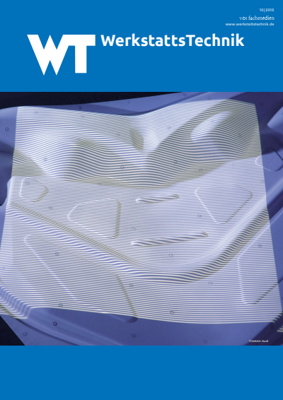 Cover der Ausgabe: wt Werkstattstechnik online Jahrgang 105 (2015), Heft 10