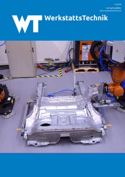 Cover der Ausgabe: wt Werkstattstechnik online Jahrgang 108 (2018), Heft 10
