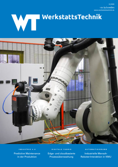 Cover der Ausgabe: wt Werkstattstechnik online Jahrgang 110 (2020), Heft 03