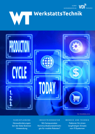 Cover der Ausgabe: wt Werkstattstechnik online Jahrgang 114 (2024), Heft 04