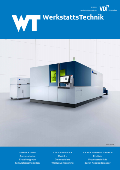 Cover der Ausgabe: wt Werkstattstechnik online Jahrgang 114 (2024), Heft 05