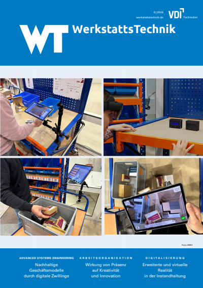 Cover der Ausgabe: wt Werkstattstechnik online Jahrgang 114 (2024), Heft 06