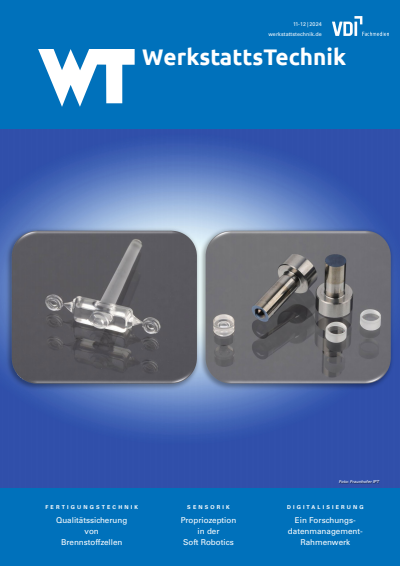 Cover der Ausgabe: wt Werkstattstechnik online Jahrgang 114 (2024), Heft 11-12
