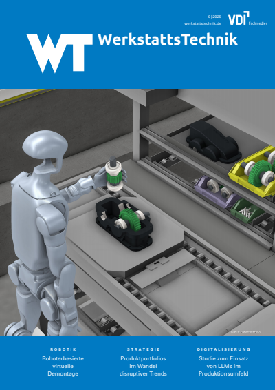 Cover of Volume: wt Werkstattstechnik online Volume 115 (2025), Edition 09
