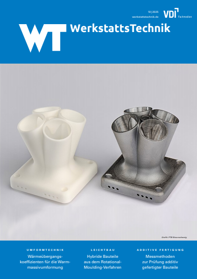 Cover of Volume: wt Werkstattstechnik online Volume 115 (2025), Edition 10