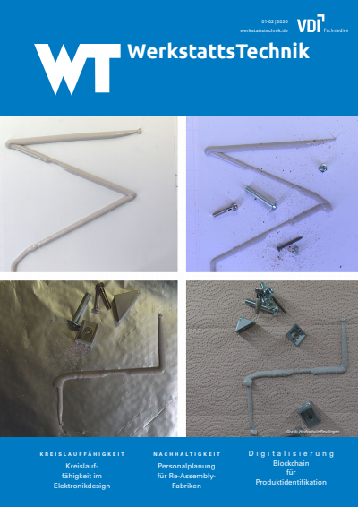 Cover of Volume: wt Werkstattstechnik online Volume 116 (2026), Edition 01-02