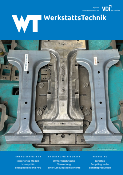 Cover of Volume: wt Werkstattstechnik online Volume 116 (2026), Issue 04