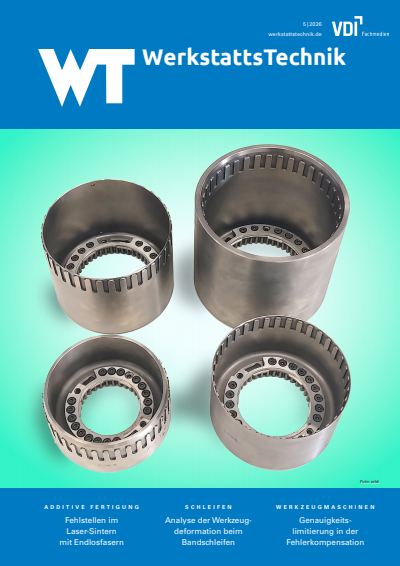 Cover der Ausgabe: wt Werkstattstechnik online Jahrgang 116 (2026), Heft 05