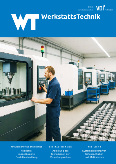 Cover der Ausgabe: wt Werkstattstechnik online Jahrgang 116 (2026), Heft 06