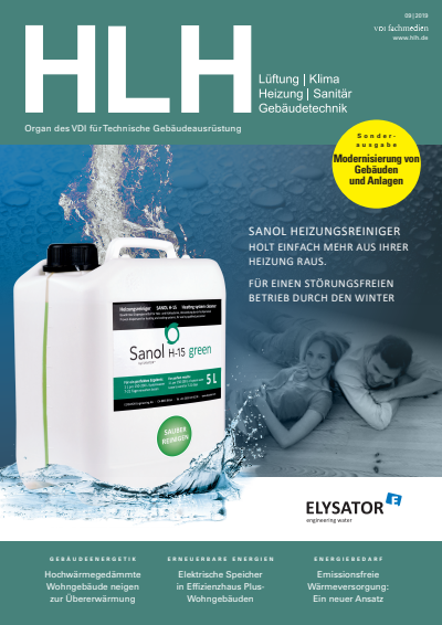 Cover der Ausgabe: HLH Jahrgang 70 (2019), Heft 09