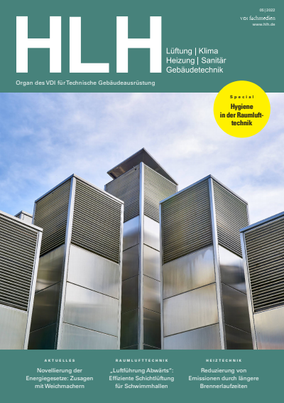 Cover der Ausgabe: HLH Jahrgang 73 (2022), Heft 05