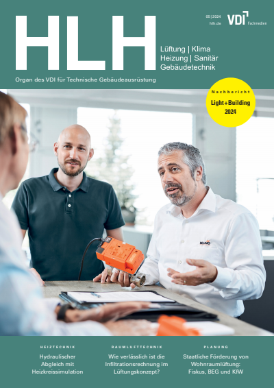 Cover der Ausgabe: HLH Jahrgang 75 (2024), Heft 05